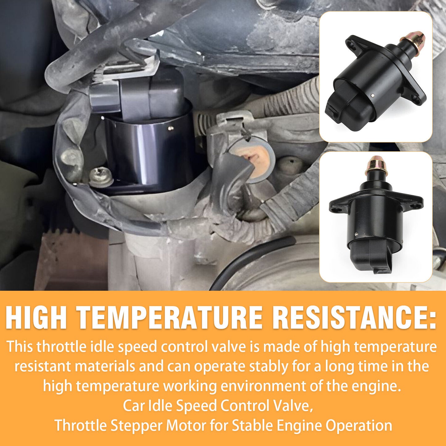 90325864 Idle Control Valve For Pack-1 King Kong Idle Motor Idle Speed (Black)