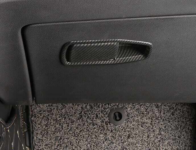 Carbon Fiber for Co -Pilot Storage Box Handle Cover for BMW 3 4 Series G20 2019-2023