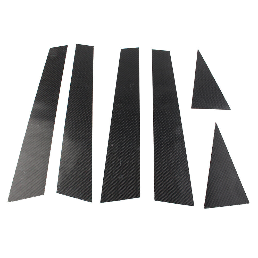 6 Pcs Car Exterior Door Window B Pillar Post Cover Trim for Audi Q5 2012-2017 16