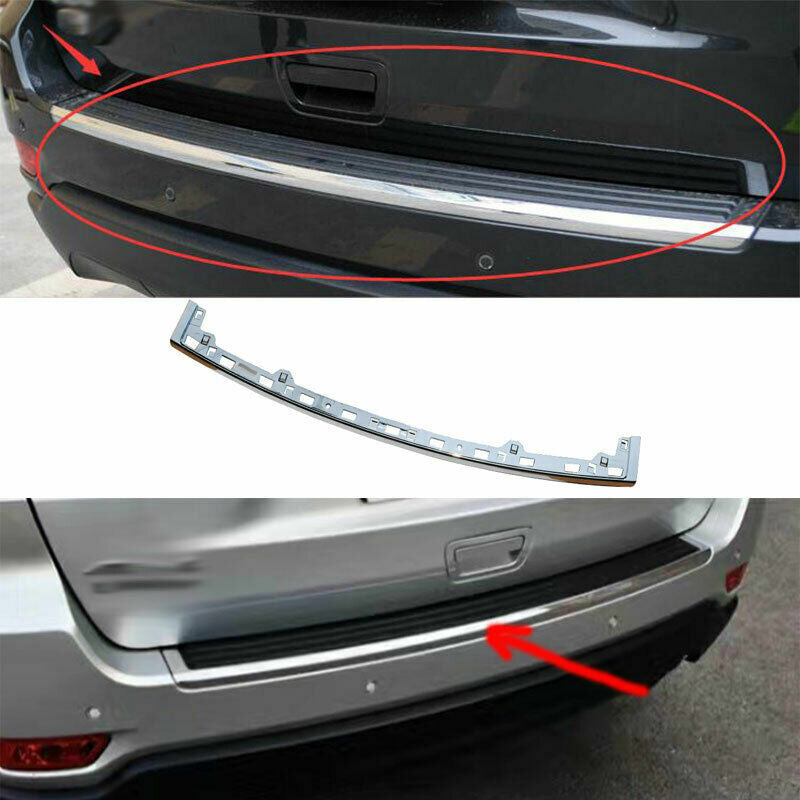 for Jeep Grand Cherokee 11-20 Rear Bumper Face Bar Chrome Step Pad Trim replace