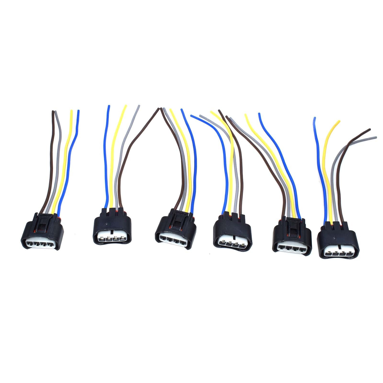 for Toyota for Lexus 2AZFE 1ZZFE Ignition Coil Wire Harness Connector Pigtail 6PCS