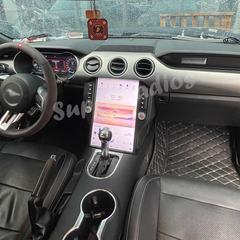Android11 for Tesla Style for Smart Radio GPS Vertical Screen for Ford for Mustang 2015-2022