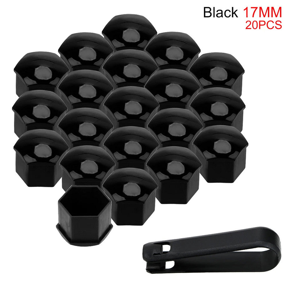 Car wheel nut cover, hub bolt protection cover, bolt black for Honda for Suzuki