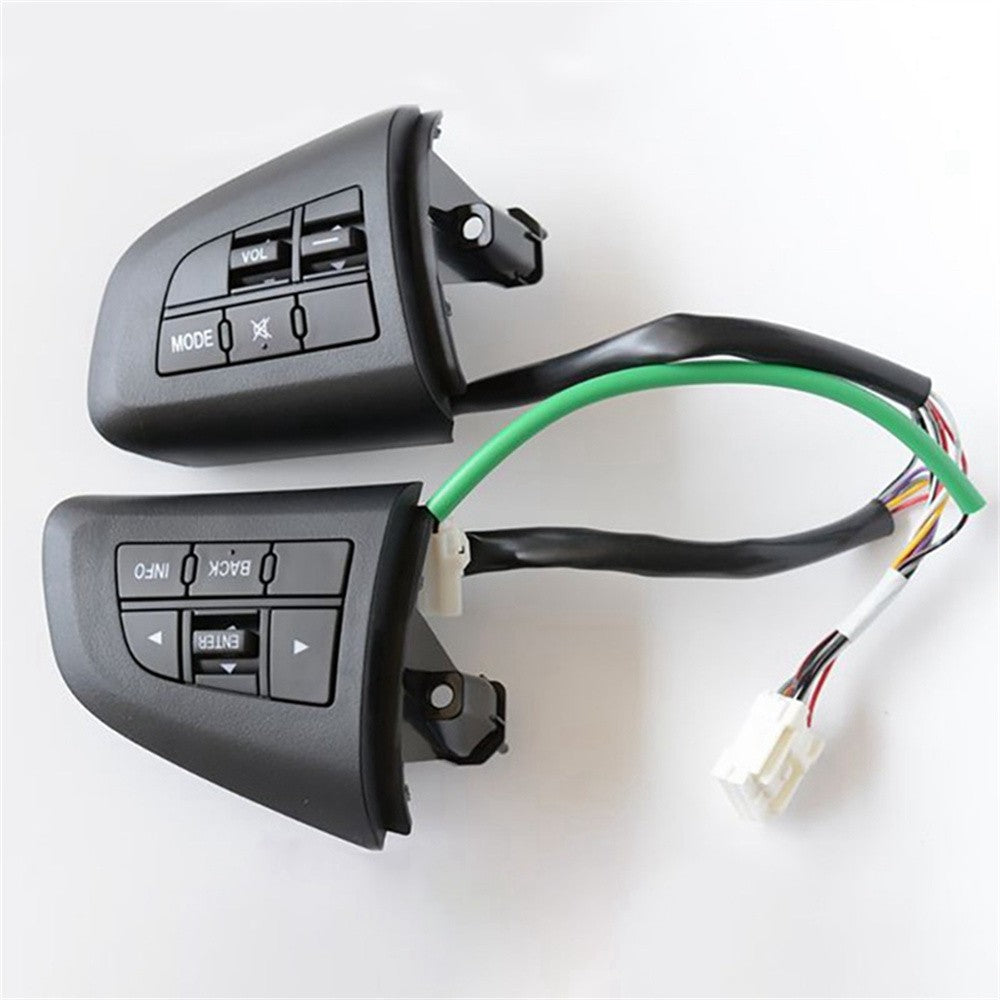 2x Multi-Function Steering Wheel Switch Control Buttons for Mazda 3 5 CX-5 CX-7