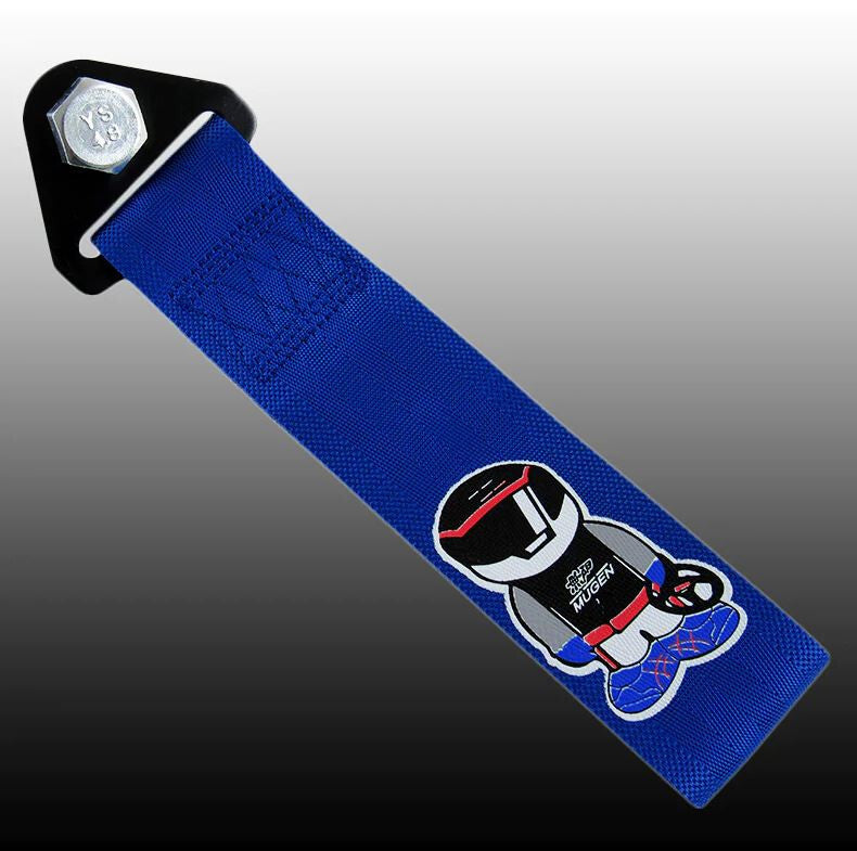 Car tow cover, trunk boot, bumper, tow hook, blue, suitable for Mugens for Subaru