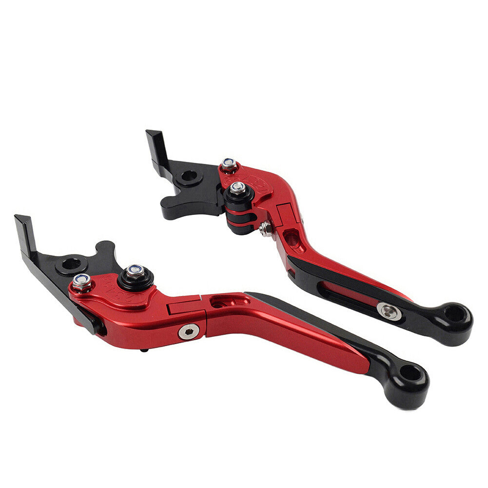 Folding Extendable Brake Clutch Levers for Honda CB1100/GIO special/EX/RS Red