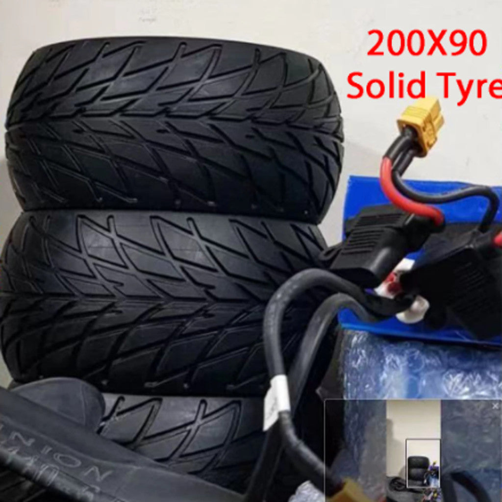 200x90 Solid Tubeless Tyre Electric Scooter Balance Torque Car Explosion-proof