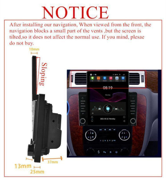 Player GPS WiFi Carplay for Chevy Impala Suburban for GMC for Sierra 9.5 2+32GB Radio