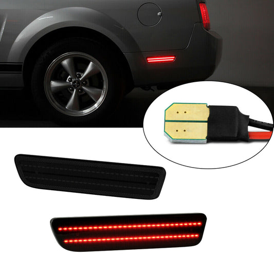 One Pair of Rear LED Side Marker Lights Turn Signal Lamps for 05-09 for Ford for Mustang