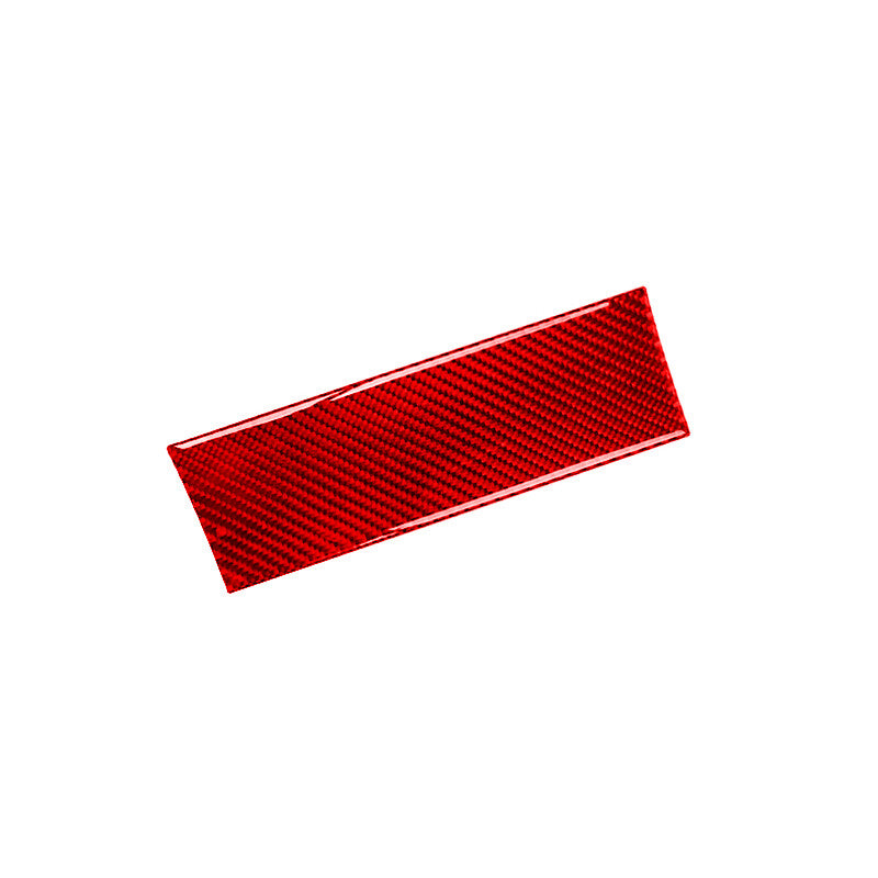 Red Carbon Fiber Center Radio Panel Control Cover Trim for Honda S2000 2004-2009