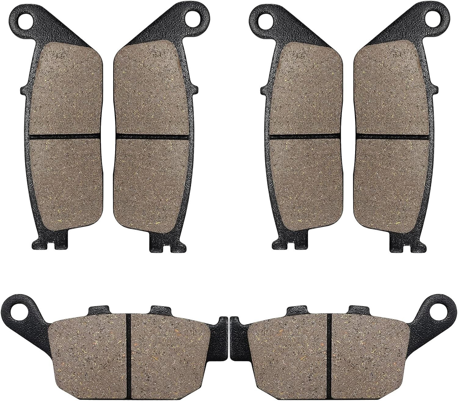 Front Rear Brake Pads for Kawasaki 800 Z800 CDS/CEF/CFF/CGF 2013-2016/650 KLE650