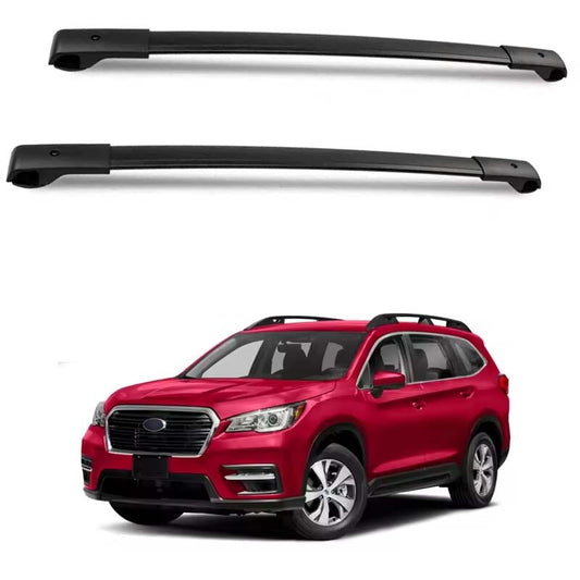Roof Rack Cross Bar Aluminium and Nylon Black for Subaru Ascent 2019-2022