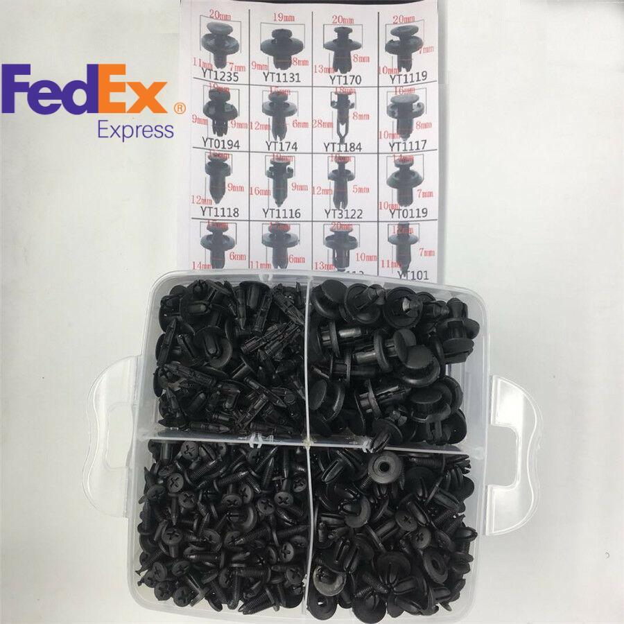 620x Boxed Mixed Car Door Bumper Panel Fender Retainer Push Rivet Fastener Clips