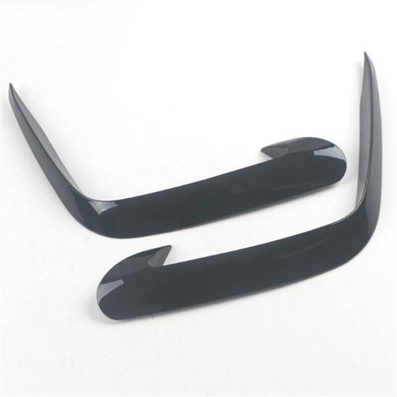 Glossy Black Front Fog Lamp Light Eyebrow Trim for Hyundai for Tucson 2021 2022 2023