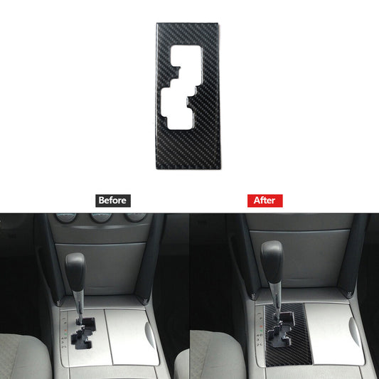 Carbon Fiber Automatic Transmission Panel Trim Type A for Toyota for Camry 2007-2011