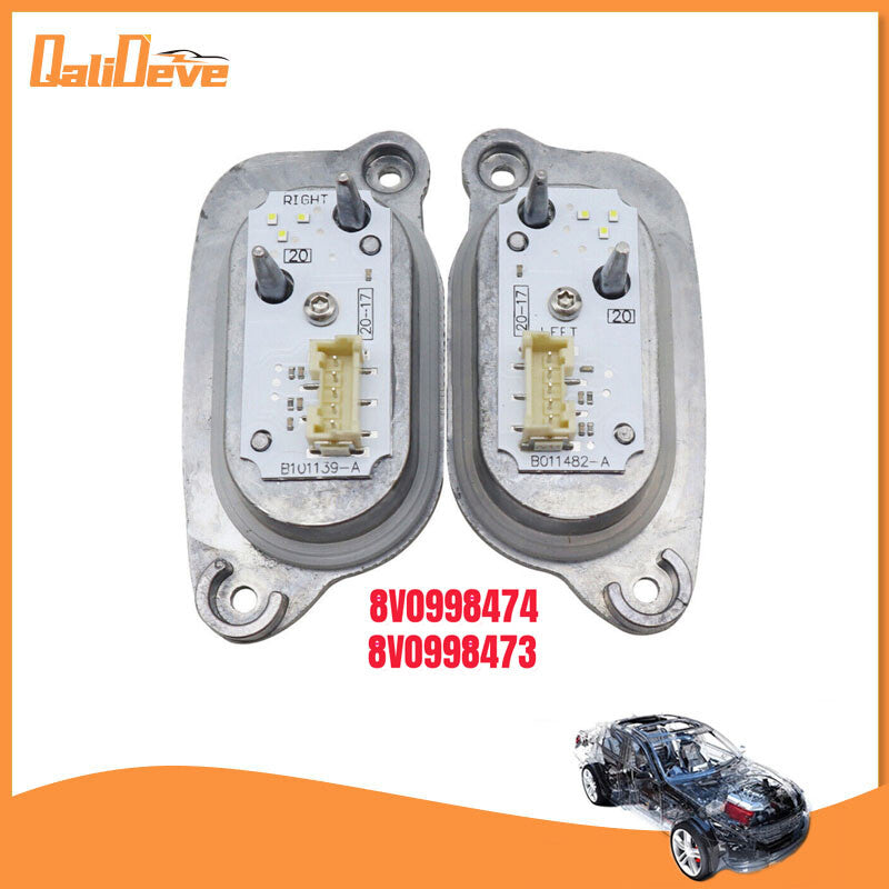New left + right side headlight DRL module unit for Audi A3 S3 8V 2017 - 2021