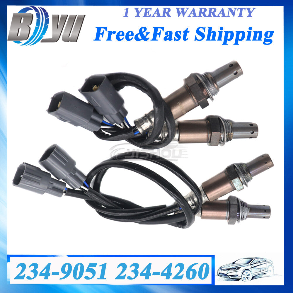 4x Up+Downstream Oxygen O2 Sensor Fits for Toyota for Land Cruiser Sequoia Tundra