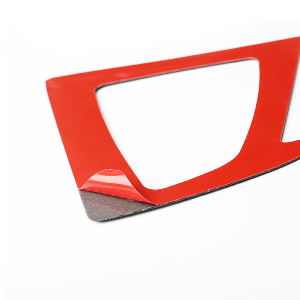 Red carbon fiber gear shift cover trim suitable for BMW 3 Series F30 2013-19
