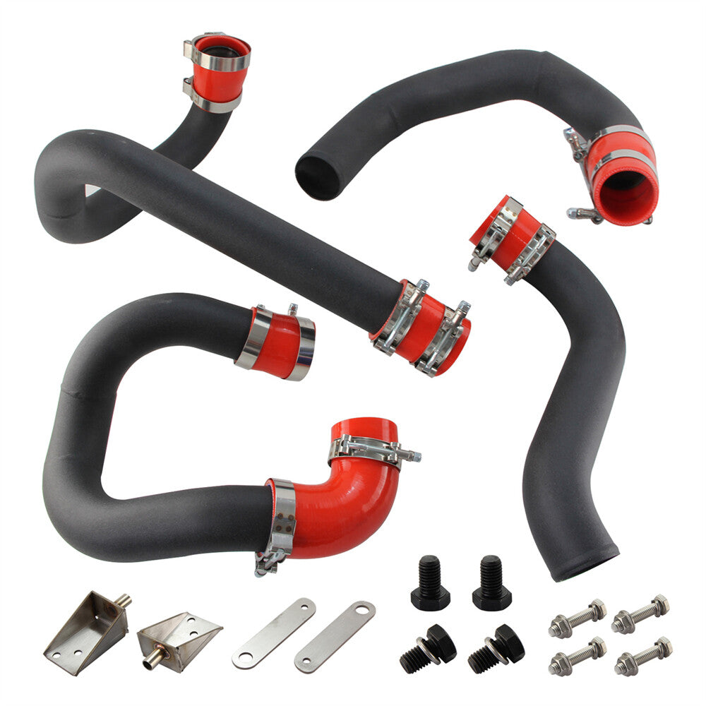 Front Mount Intercooler Piping Kit for Hyundai for Genesis 2.0T 2010-2012 Red