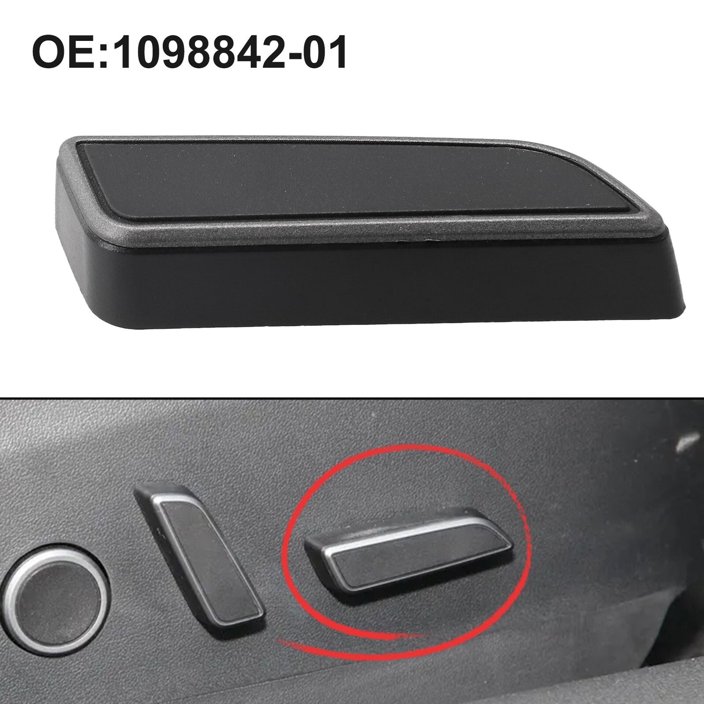 for Tesla Model 3 2021-2023 for Co -pilot Side-Seats Cushion Button 1098842-01-D