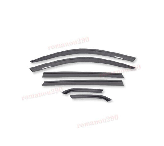 for BMW X3 2018-2024 Black Car Window Wind Visors Sun Rain Guard Vent Deflectors
