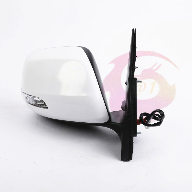 white Right Side Rearview Mirror Assembly 9-Pin Fit for Land Cruiser 2012-2019