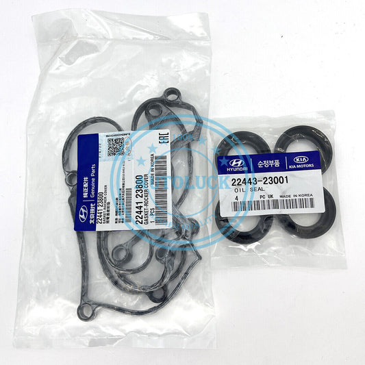 Valve Cover Gasket Set for 03-12 for Hyundai for Elantra for Tucson for Kia Sportage 2.0L
