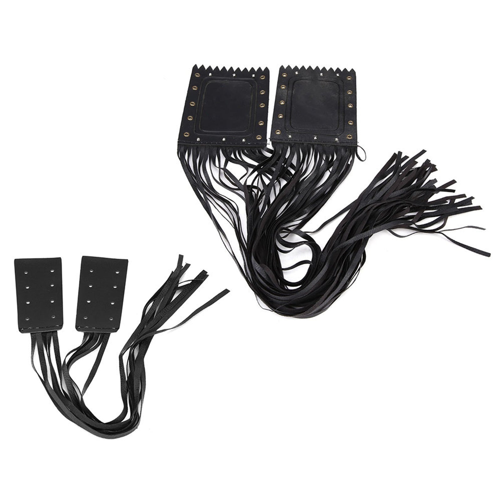 Hot 2pcs Motorcycle Handlebar Tassel Fringe Grip Cover Lever Cover Universal