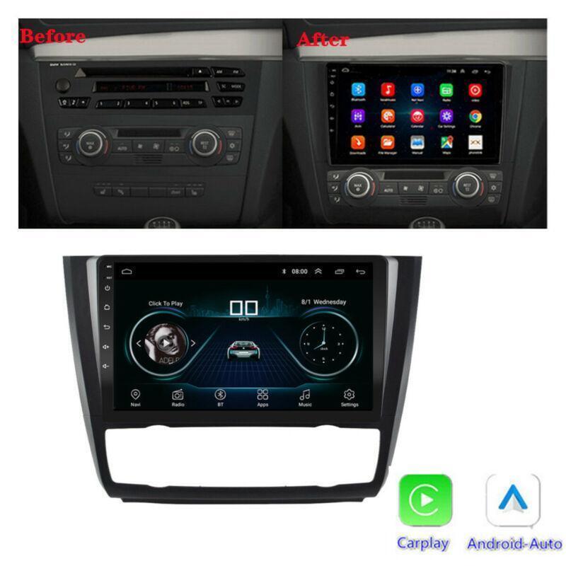 For 04-11 for BMW 1-Series E88 E82 E81 E87 Auto AC FM Radio w/Carplay 9Android 10.1