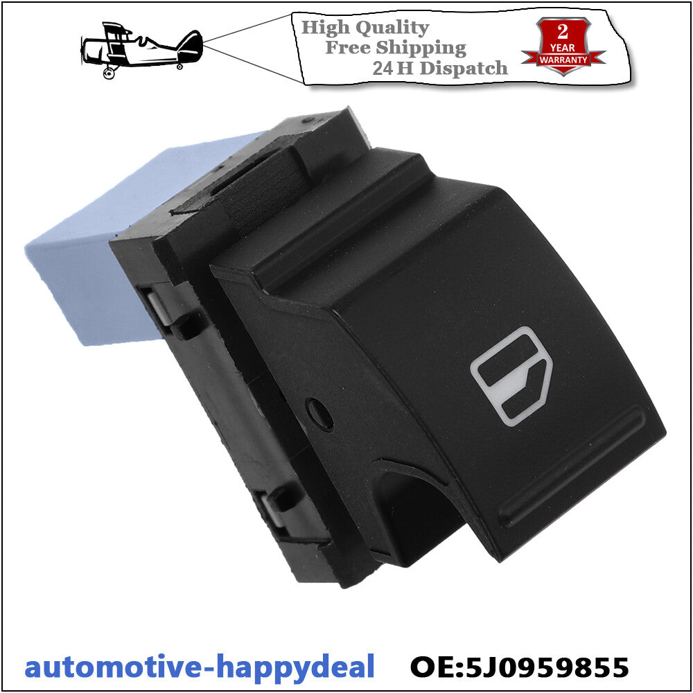 SWITCH CONTROL BUTTON ELECTRIC WINDOW LIPPED for VW for GOLF for SEAT IBIZA 5J0959855