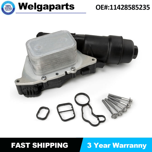 Oil Cooler Filter Housing Assembly for 14-19 for Mini Cooper for BMW i8 X1 X2 1.5L 2.0L