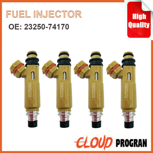 4¡ÁFuel Injector 23250-74170 for Toyota for Camry Rav4 Avensis Ipsum Corona Vista T22 MK1