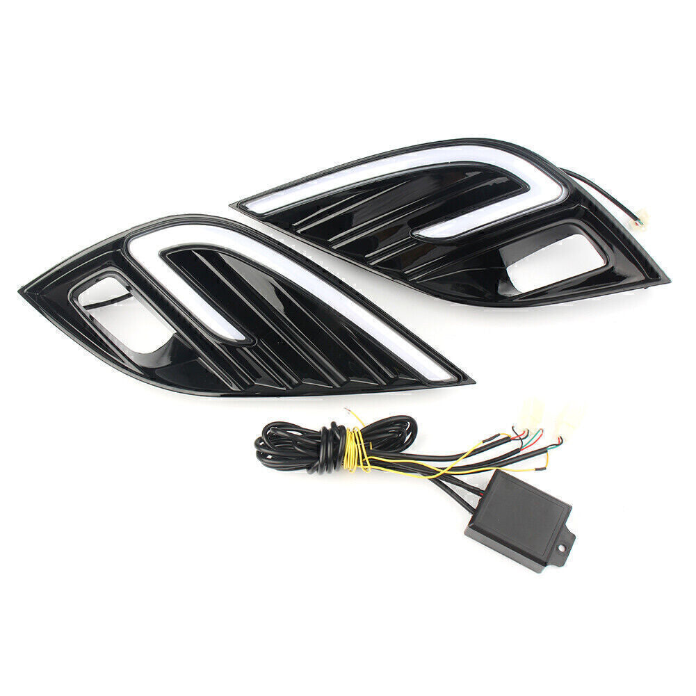 LED Daytime Running Light Turn Signal Fog Driving Lamp Fit for Toyota for Camry 2018 New