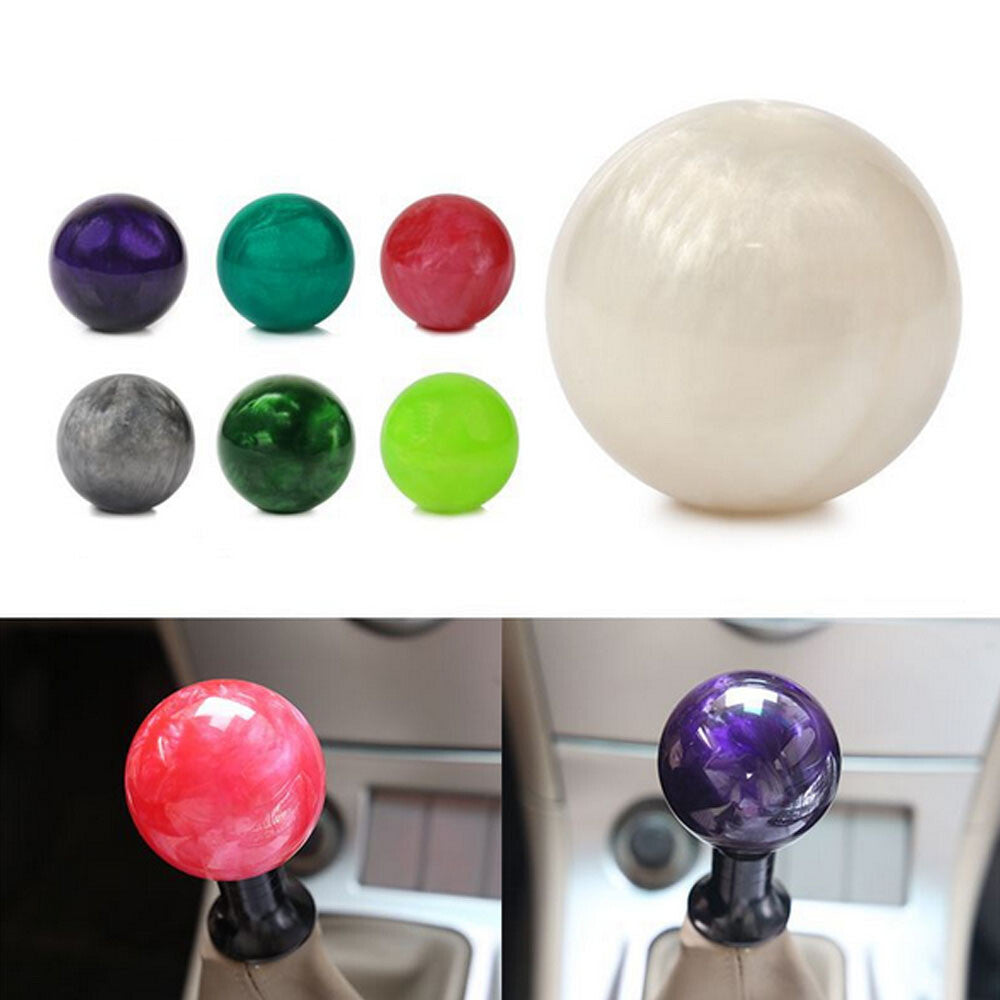 Acrylic Round Manual Gear Shift Knob Universal Car Gear Shift Knob Shifter
