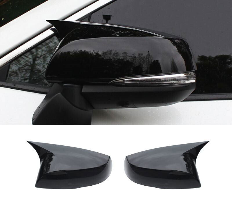 for Toyota for Sienna 21-2024 Black Ox Horn Rear View Mirror Moulding Trim Cover 2P