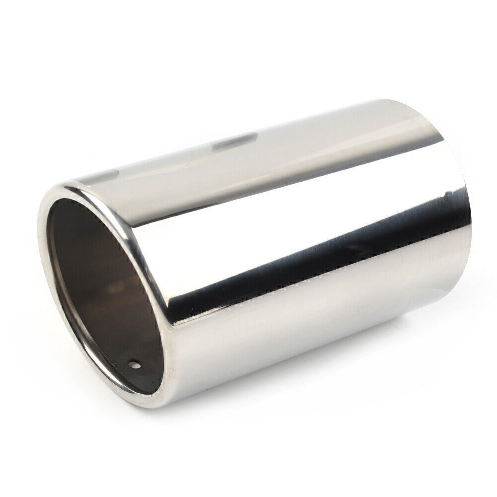 Silver Stainless Steel Car Exhaust Muffler Tip Tail Pipe for VOLVO S60 V60 XC60