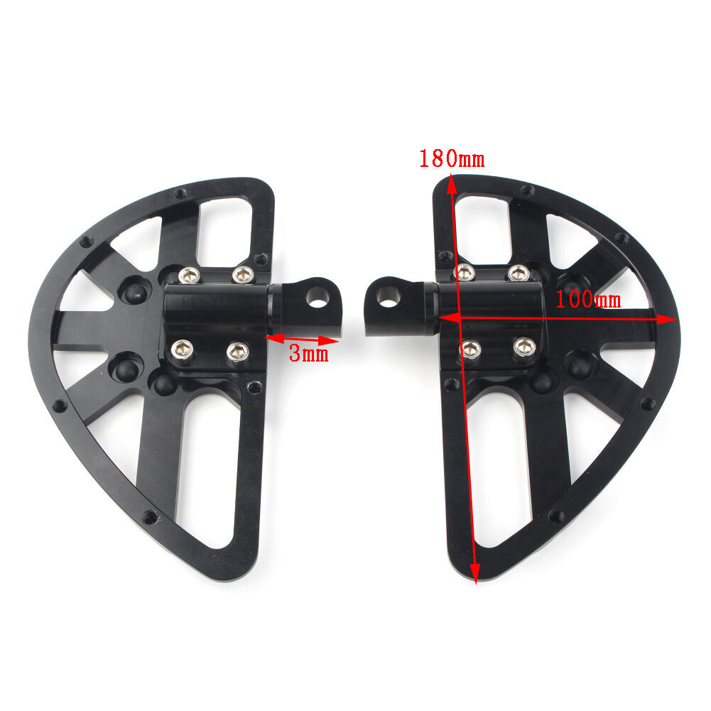 Stretched Floorboards Rear Passenger Floor Board Foot Rest For Touring Road King