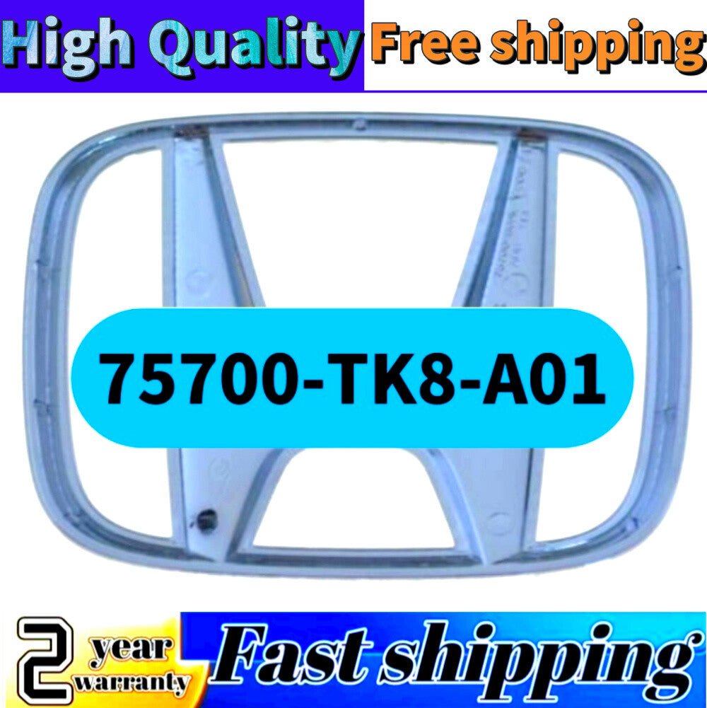 new, front grille badge 75700-TK8-A01, suitable for Honda Pilot 2012-2015.