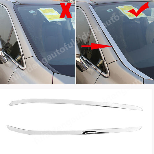 for Lexus RX350 RX450H 2016-2022 Stainless front windshield both side strip trim