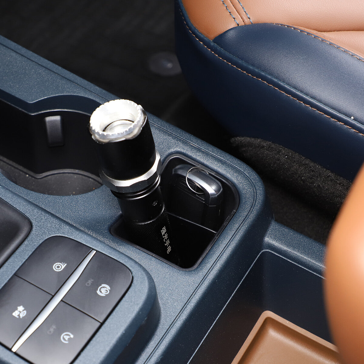 Matte black steering wheel frame cover trim for Toyota Tundr @ 2022-23