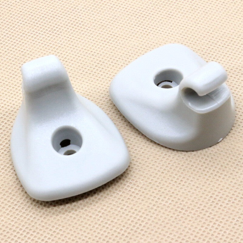 2. Inner grey sun visor clips for 2008-2010 for Chrysler Sebring for Dodge Avengers.