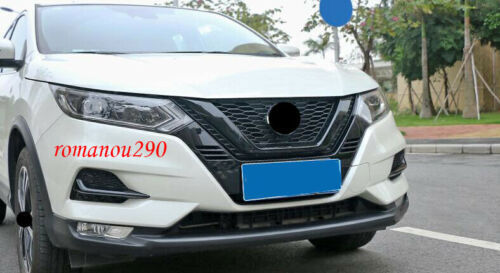 for Nissan Rogue 2021-2024 Gloss Black Front Center Grille Frame Cover Trim 1PCS