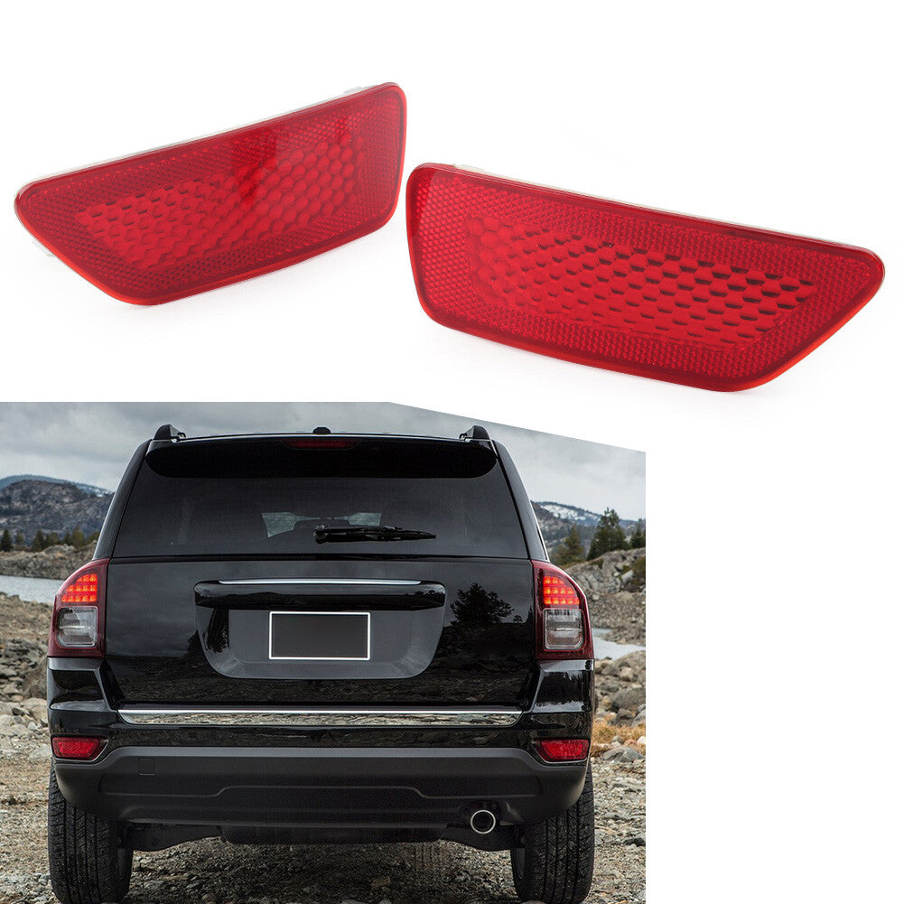 for Jeep Grand Cherokee 2011-202112 13 12x Rear Bumper Reflector Light Lamp