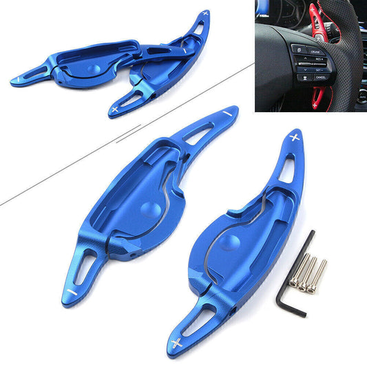 for Hyundai LA FESTA 2019 Car Steering Wheel Paddle Shifter Extension Blue