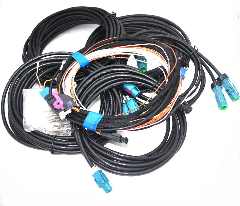 retrofit 360 surround Reverse Camera Cable wiring kit for VW mqb for tiguan for Golf CC