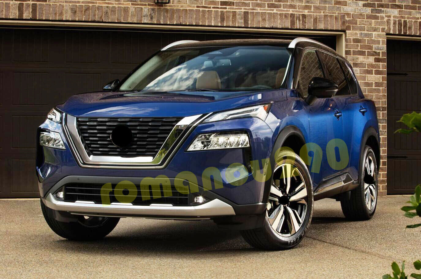 for Nissan Rogue 2021-23 Chrome Front/Rear Bumper Body Molding Guard Cover Trim