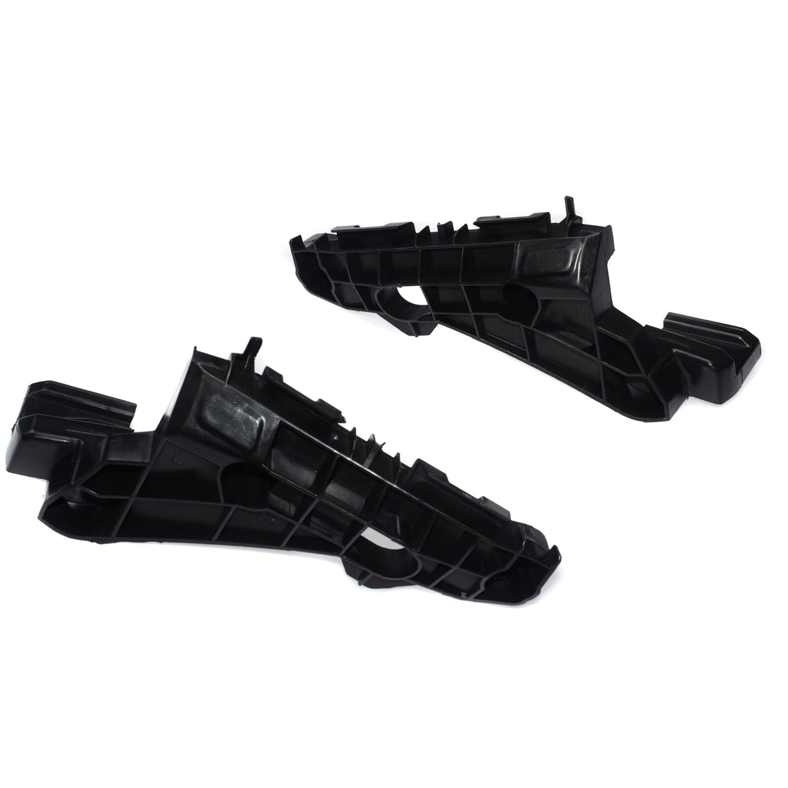 A pair of bumper bracket holders for left and right sides, suitable for Lexus IS250 IS350 V6 2014-2016.