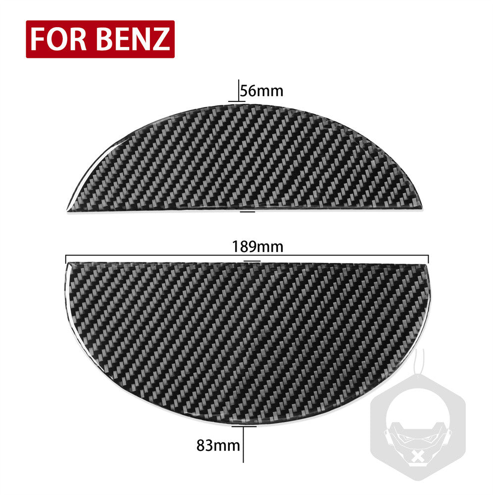Carbon Fiber Door Gas Cap Fuel Filler Tank Cover for Benz CLS Class C219 2004-09