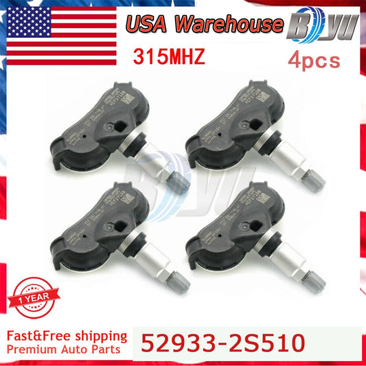 4pcs TIRE PRESSURE SENSOR TPMS 52933-2S510 for Hyundai for Tucson for Kia Sportage US
