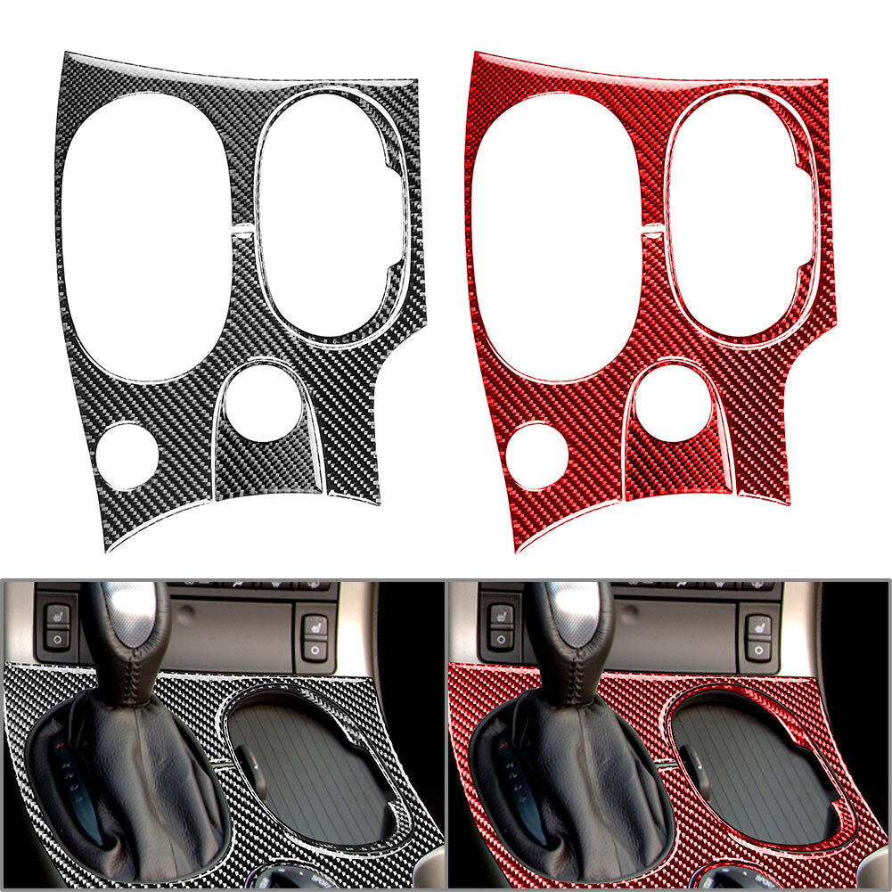 Carbon Fiber Center Console Gear Shift Panel Trim FIT for Chevrolet for Corvette C6
